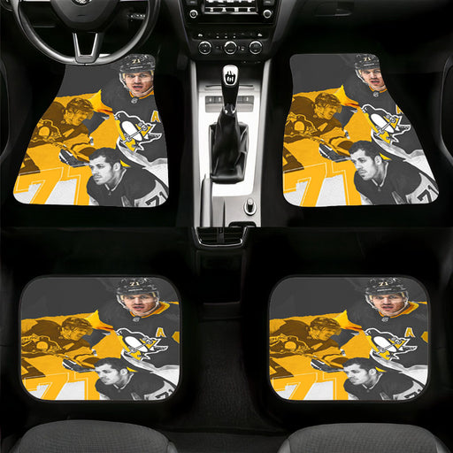 collage sidney crosby nhl Car floor mats Universal fit