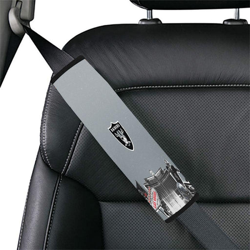 collage of oakland raiders football Car seat belt cover - Grovycase