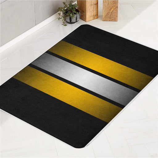 color of boston bruins bath rugs