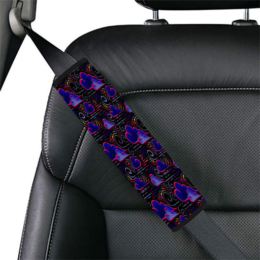 cute clouds in midnight Car seat belt cover