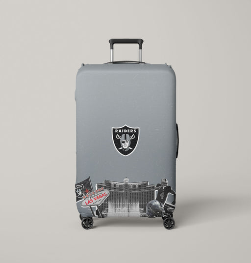 collage of oakland raiders football Luggage Covers | Suitcase