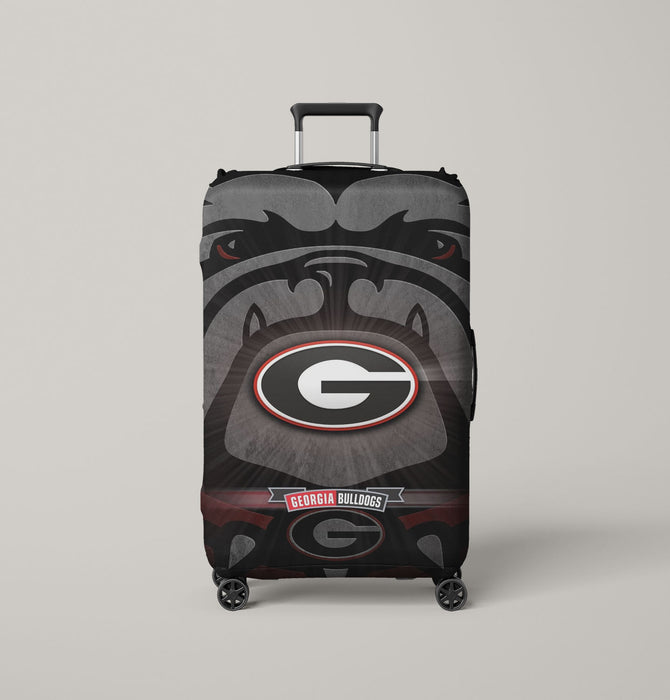 georgia bulldogs 3 Luggage Cover | suitcase