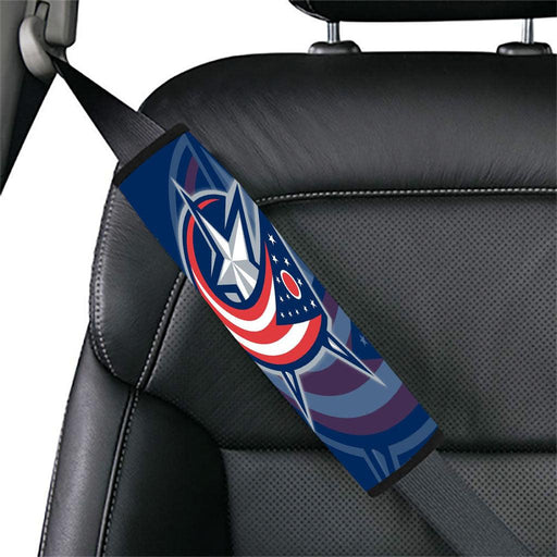 colombus blue jackets america logo Car seat belt cover - Grovycase