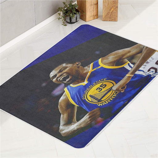 color of golden state warrior kevin durant bath rugs