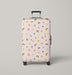 cute emoticon stuff pattern Luggage Cover | suitcase