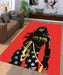 comic wonder woman look Living room carpet rugs