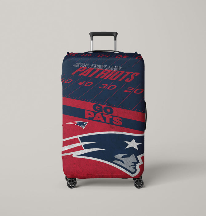 go pats Luggage Cover | suitcase