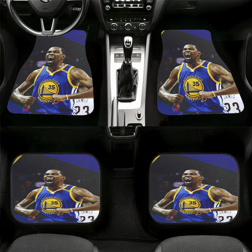 color of golden state warrior kevin durant Car floor mats Universal fit