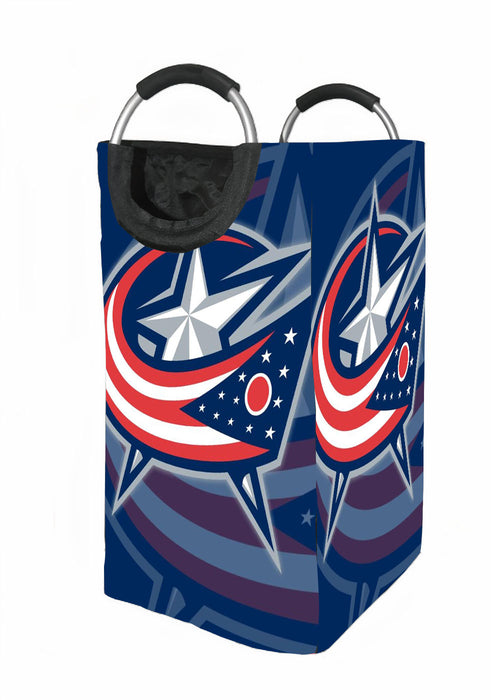 colombus blue jackets america logo Laundry Hamper | Laundry Basket