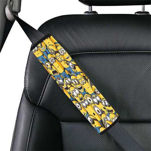cute expressions of minions Car seat belt cover