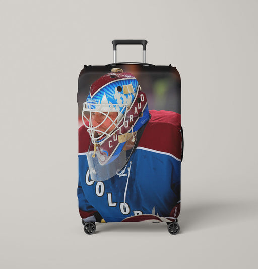 color nhl jersey player Luggage Covers | Suitcase