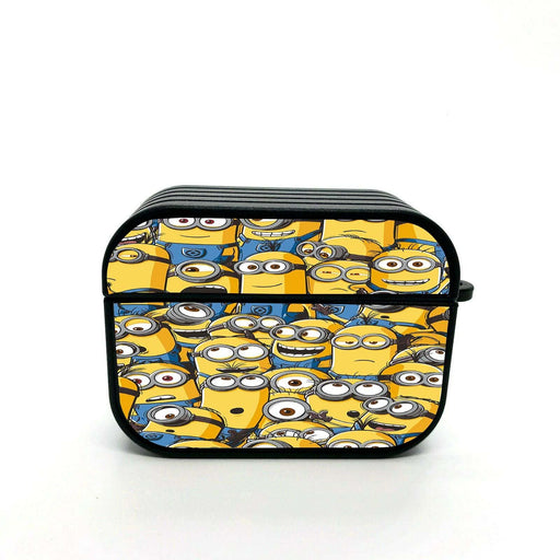 cute expressions of minions airpods case