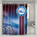 color of philadelphia 76ers shower curtains