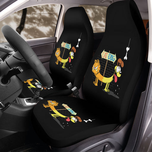 come as one catdog nickelodeon Car Seat Covers