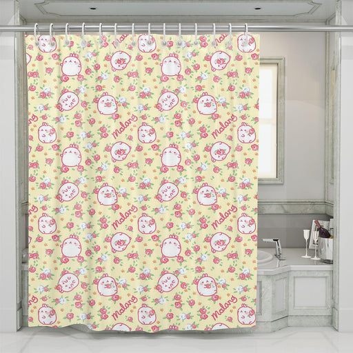 cute pet cartoon korean shower curtains