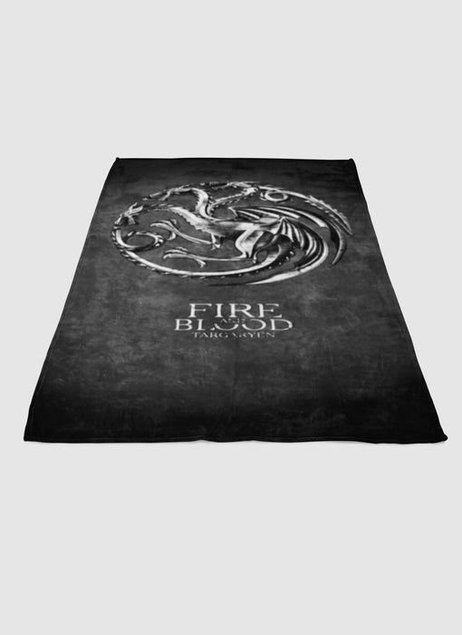 got targaryen soft fleece blanket