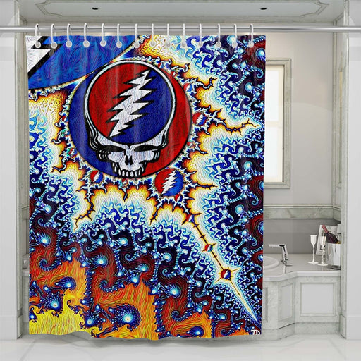 grateful dead 3 shower curtains