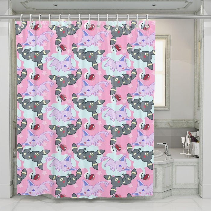 cute species of pokemon shower curtains