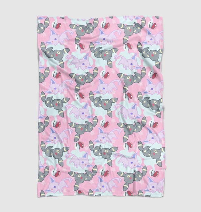 cute species of pokemon Ultra soft fleece blanket