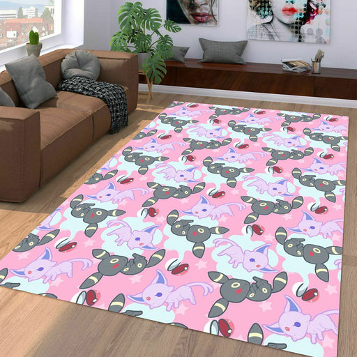 cute species of pokemon Living room carpet rugs