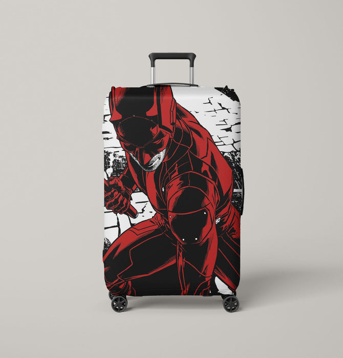 comic daredevil netflix marvel adaptation Luggage Covers | Suitcase