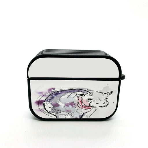 cow line purple airpods case