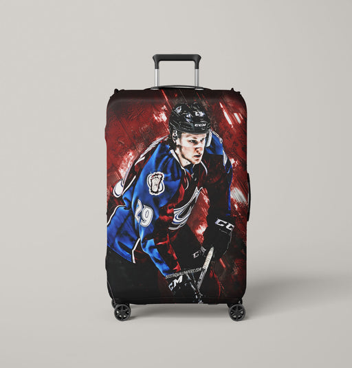 colorado avalanche mckinnon Luggage Covers | Suitcase