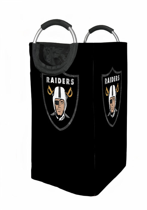 colored logo of oakland raiders Laundry Hamper | Laundry Basket