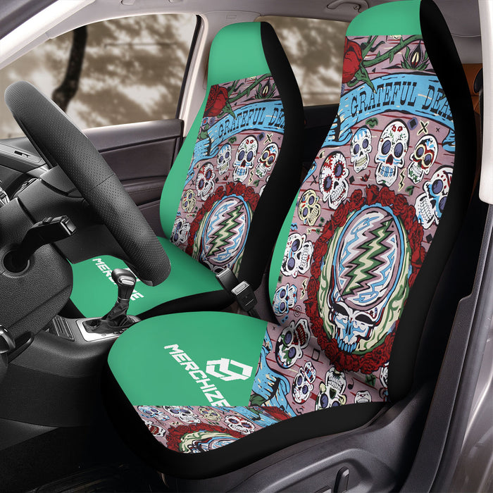 grateful dead band skull Car Seat Covers