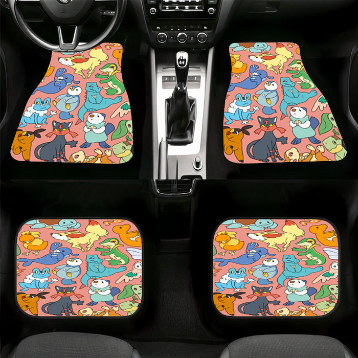 cutest monsters from pokemon Car floor mats Universal fit