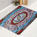 grateful dead band skull bath rugs