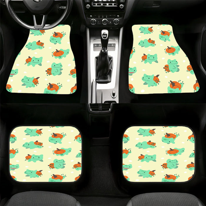 cyan species herbivora pokemon Car floor mats Universal fit