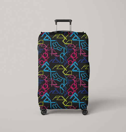 colorful fox racing brand motocross Luggage Covers | Suitcase