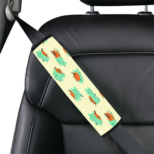 cyan species herbivora pokemon Car seat belt cover