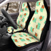 cyan species herbivora pokemon Car Seat Covers