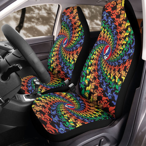 GRATEFUL DEAD DANCING BEARS Car Seat Covers