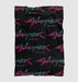 cyberpunk 2077 video game pattern Ultra soft fleece blanket