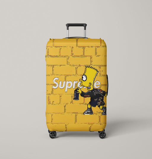 coloring supreme wall simpsons Luggage Covers | Suitcase