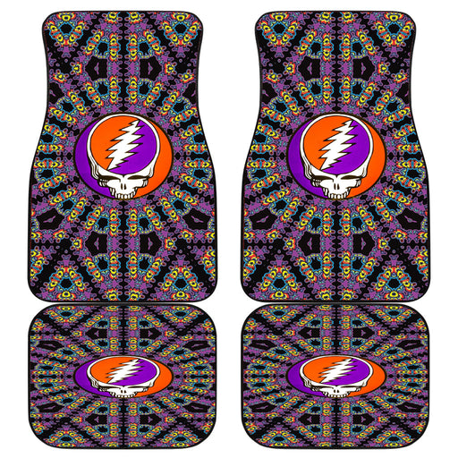 Grateful Dead Purple Logo Car floor mats Universal fit