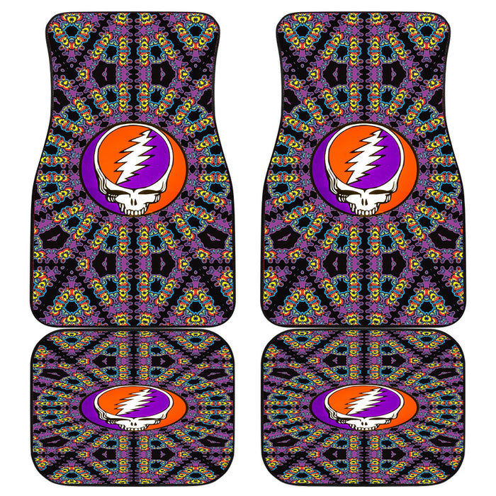 Grateful Dead Purple Logo Car floor mats Universal fit