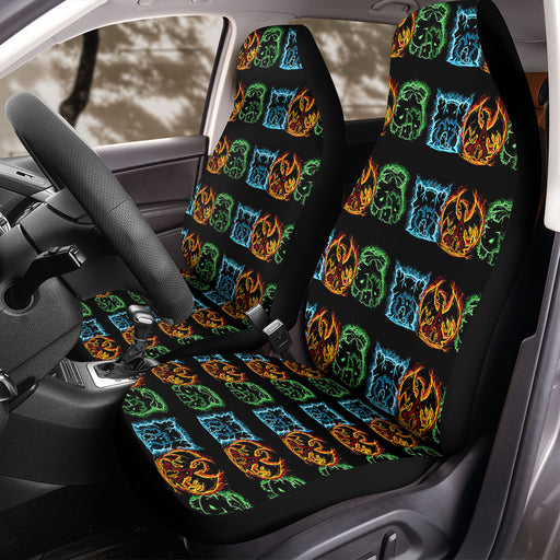 great evolution of pokemon Car Seat Covers