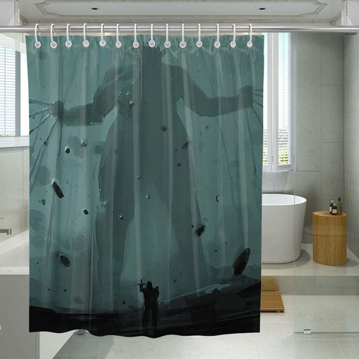 crossover spirited away and ghibli shower curtains