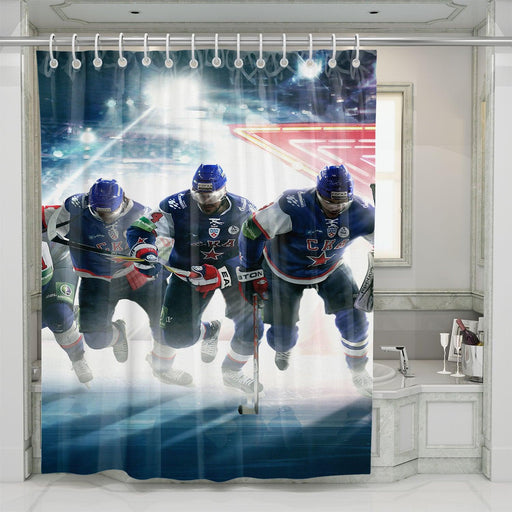 come as one nhl shower curtains