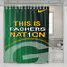 green bay packers nat1on shower curtains