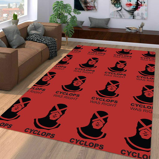 cyclops was right x men mutant Living room carpet rugs