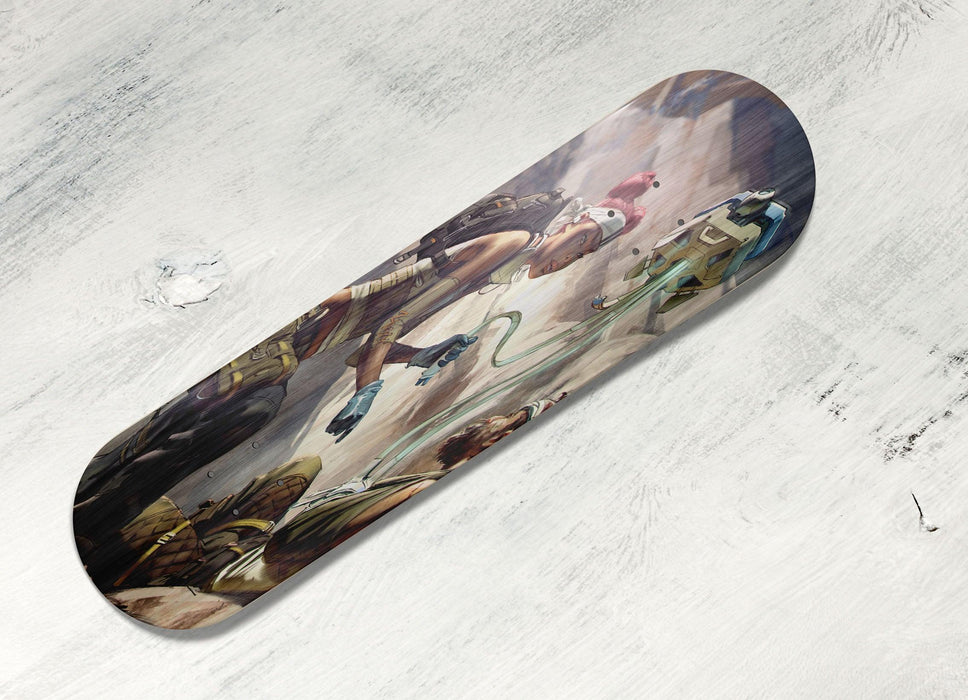 concept of apex with character Skateboard decks