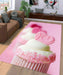 cup cake pink sweet Living room carpet rugs