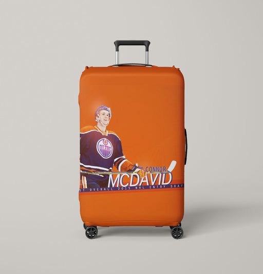 connor mcdavid hockey player nhl Luggage Covers | Suitcase