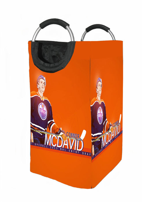 connor mcdavid hockey player nhl Laundry Hamper | Laundry Basket