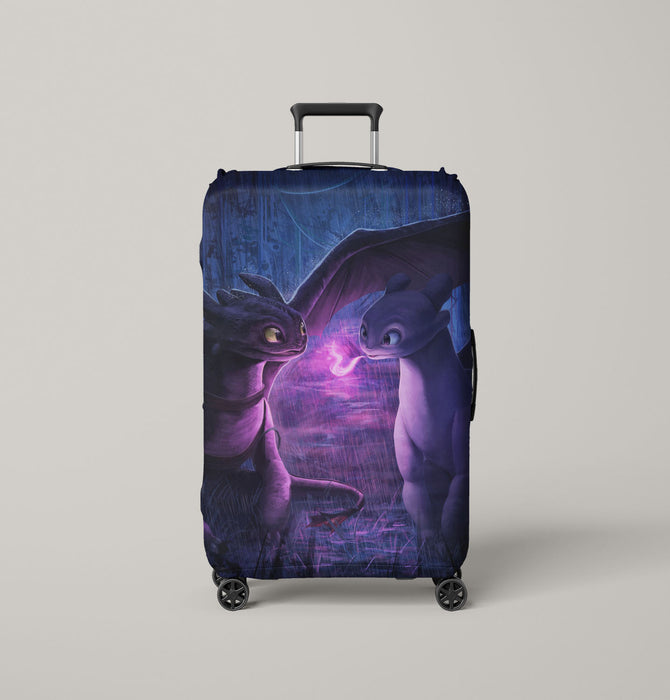 couple of dragon how to train your dragon Luggage Covers | Suitcase